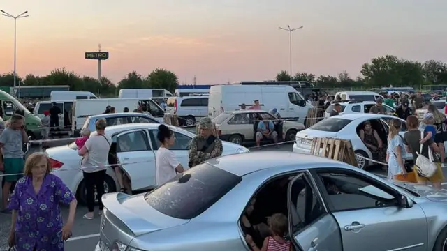 Rus işgalindan kaçan Ukraynalılar 