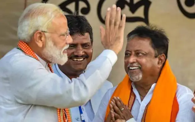 मुकुल रॉय और पीएम मोदी