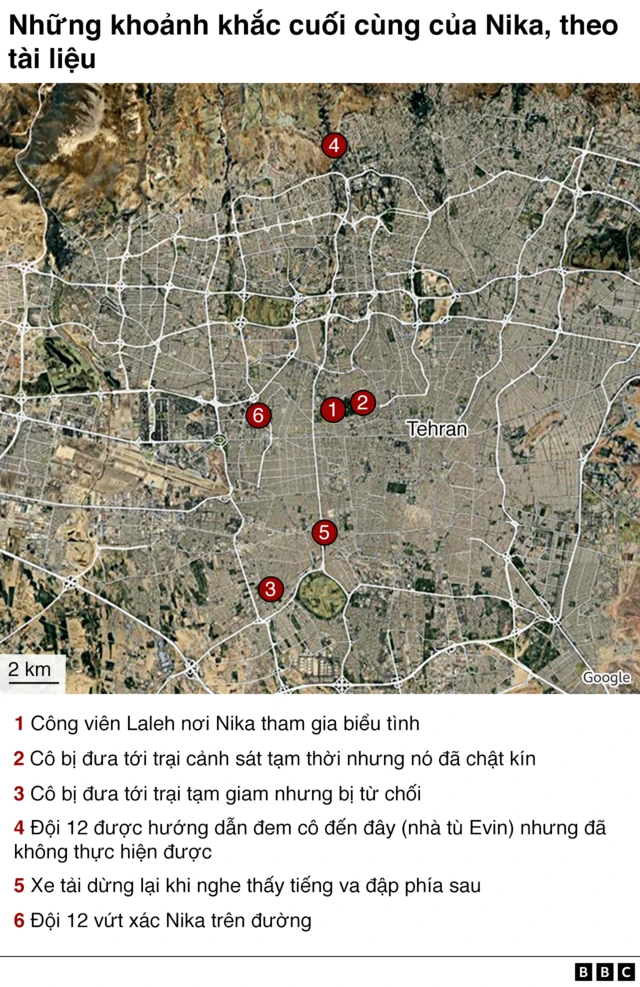 Đồ họa vụ xâm hại và giết thiếu nữ Iran