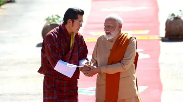 વડા પ્રધાન નરેન્દ્ર મોદીનો ભુતાન પ્રવાસ
