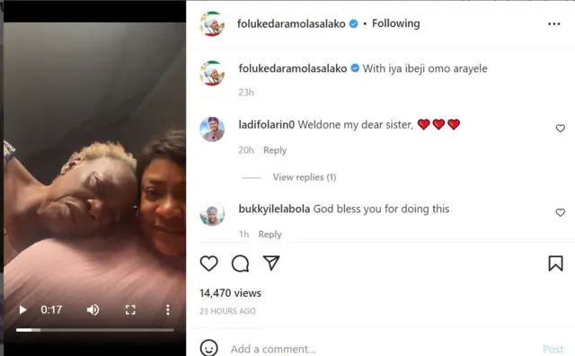 fidio ti Foluke Daramola gbe sita