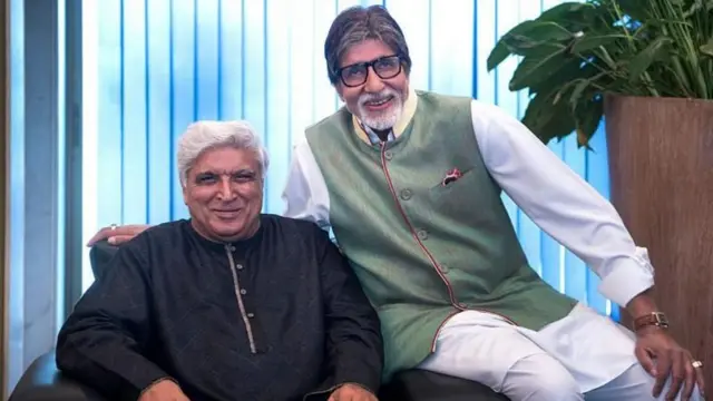 जावेद अख्तर आणि अमिताभ बच्चन