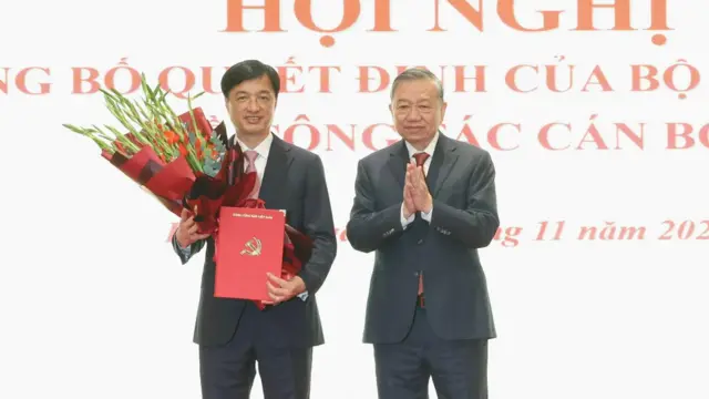 Lễ công bố quyết định chỉ định ông Ngọc giữ chức bí thư Thành ủy Hà Nội, nhiệm kỳ 2025-2030.