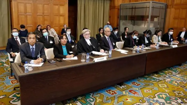 အာဏာသိမ်ပြီးနောက်ပိုင်း ICJ အမှုအတွက် စစ်ကောင်စီက စေလွှတ်တဲ့ မြန်မာကိုယ်စားလှယ်အဖွဲ့