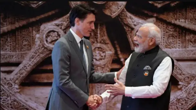 जस्टिन ट्रूडो और पीएम मोदी की तस्वीर