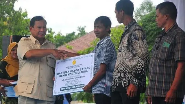 Prabowo bantuan sosial