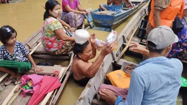 ဧရာဝတီနဲ့ ချင်းတွင်းမြစ်ရေ သိသိသာသာတက်နေလို့ မြို့နယ် ၉ ခုထက်မနည်းသတိပြုဖို့ မိုးဇလပြော 