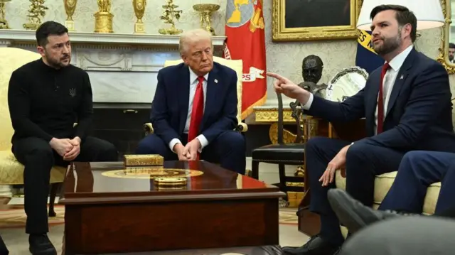 जे़ेलेंस्की, ट्रंप और वेंस