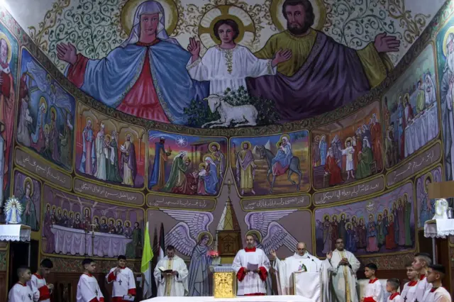 Imagen del interior del templo el pasado 24 de diciembre.