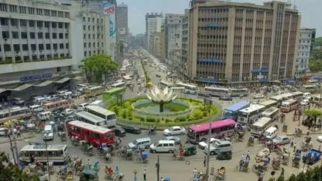 ঢাকায় ব্যাংক পাড়া বলে পরিচিত মতিঝিল এলাকা