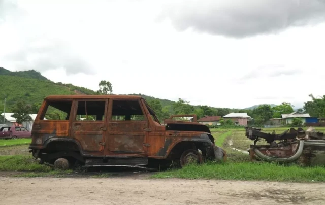 સળગેલું વાહન