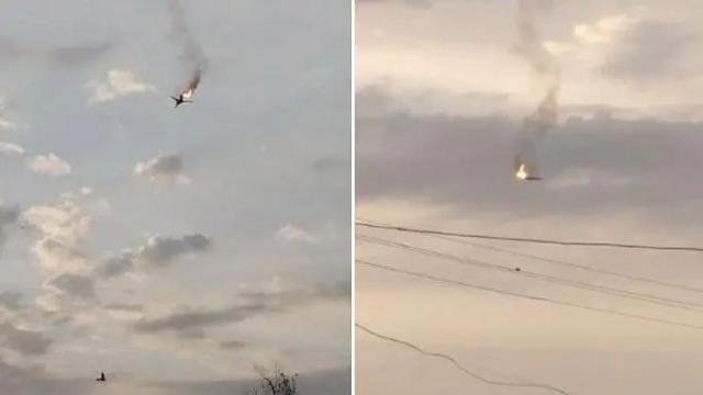 На відео із соцмереж видно стрімке падіння Ту-22М3