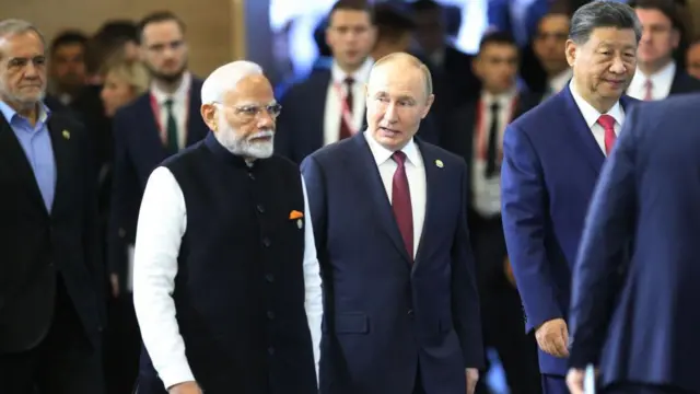 मोदी, पुतिन और जिनपिंग 