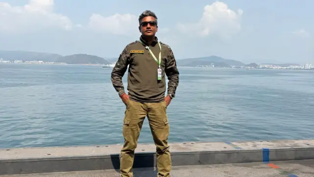 ஓய்வு பெற்ற ராணுவ அதிகாரி மேஜர் மதன்குமார். 