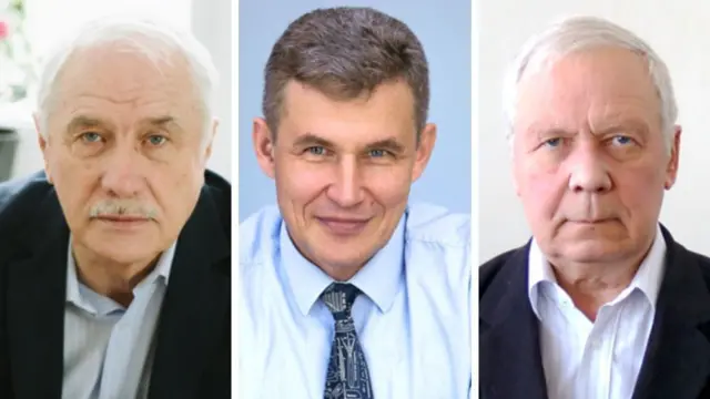 Anatoly Maslov, Alexander Shiplyuk y Valery Zvegintsev