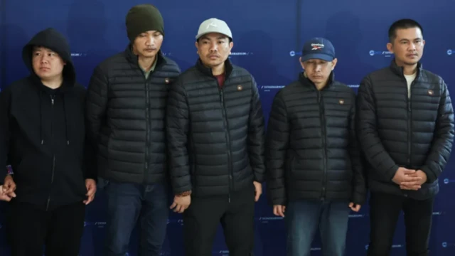 التايلانديون الخمسة الذين أطلقت حماس سراحهم