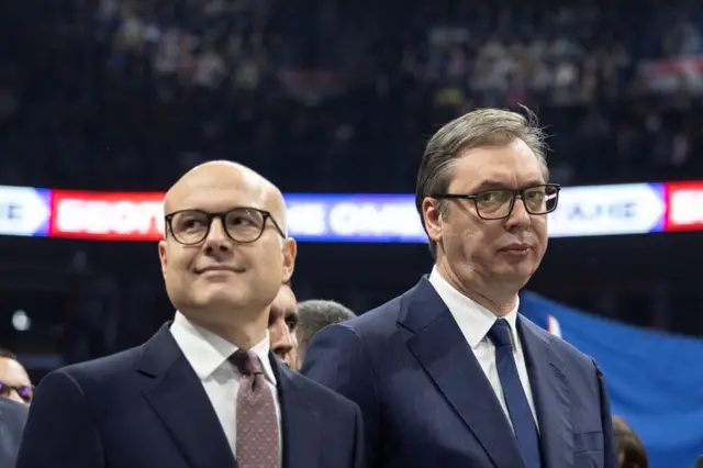 miloš vučević i aleksandar vučić