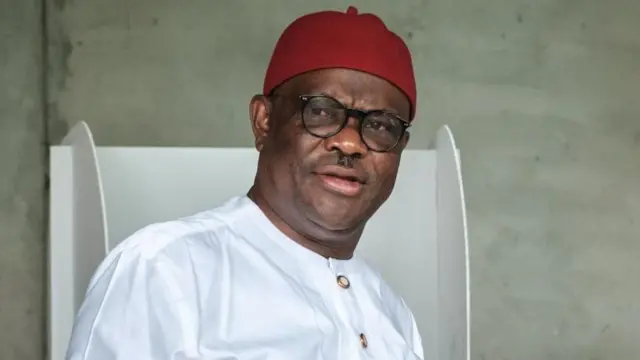 Barista Nyesom Wike ɗan jam'iyyar PDP da ke aiki a matsayin minista a jam'iyya mai mulki ta APC.