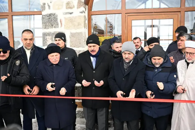 Mustafa Çiftçi'nin 13 Aralık 2024'te Erzurum’da düzenlenen “1001 Hatim Günleri” sırasında katıldığı bir açılış töreni 