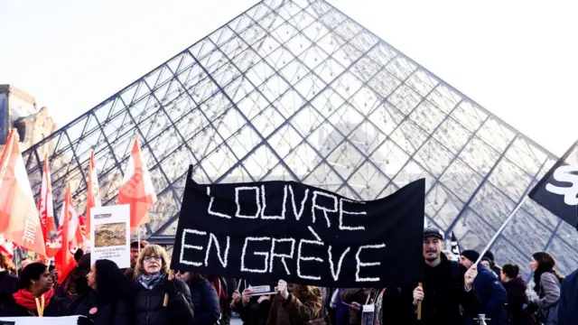 Забастовка у Лувра, 15 декабря 2025