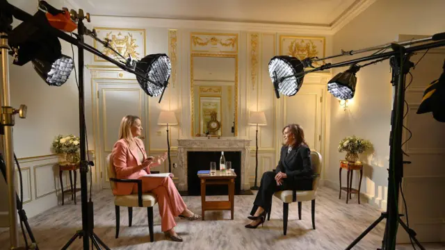 Entrevista de Laura Kuenssberg com Kamala Harris
