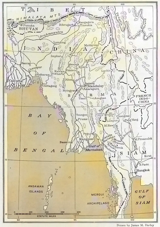 အိန္ဒိယအင်ပါယာထဲက မြန်မာပြည်