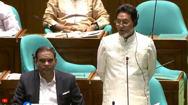 সংসদ অধিবেশনে চিফ হুইপ নুরুল ইসলাম মনি