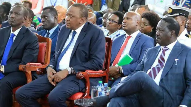 Raila, Uhuru iyo Ruto