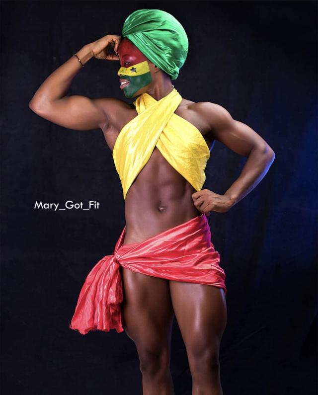 Mary Got Fit: Mary Nyarko, Ghana body bodybuilder break stereotypes - BBC  News Pidgin