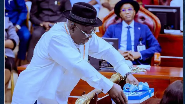 Delta State Govnor Sheriff Oborevwori present budget