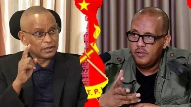 ኣቦወንበር ህወሓት ደብረፅዮን ገብረሚካኤልን (ፀጋም) ፕረዝደንት ግዝያዊ ምምሕዳር ትግራይ ኣይተ ጌታቸው ረዳን (የማን)
