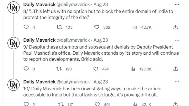 ডেইলি ম্যাভেরিক তাদের প্রতিবেদনের স্বপক্ষেই দাঁড়িয়েছে