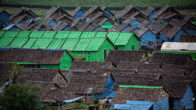 ထိုင်းနယ်စပ်က စစ်ဘေးရှောင်စခန်းတစ်ခု