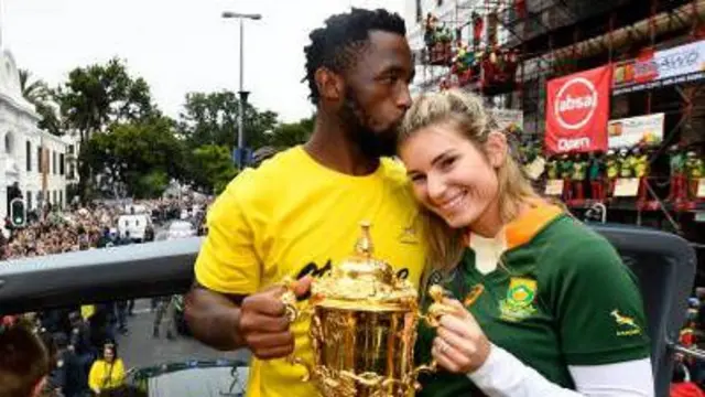 Siya and Rachel Kolisi divorce: South Africa Springboks captain end im  marriage - BBC News Pidgin