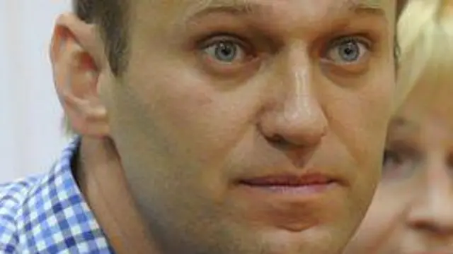 Alexei Navalny at trial in Kirov, 18 July 2013