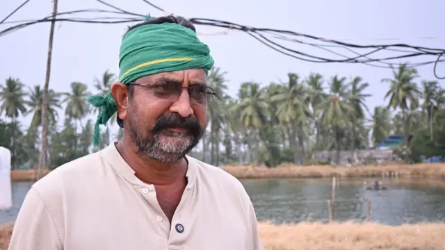 ‘ఇక రొయ్య సాగు చేయదల్చుకోలేదు’ అని పశ్చిమగోదావరి జిల్లా పాలకోడేరుకి చెందిన వర్మ బీబీసీతో చెప్పారు.