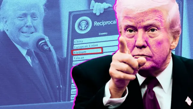 Tổng thống Trump được cho là người hưởng lợi nhiều nhất từ việc áp thuế đối ứng này khi ông có thể nói với người dân Mỹ rằng Việt Nam sẵn sàng mở toang thị trường cho hàng Mỹ Tổng thống Trump được cho là người hưởng lợi nhiều nhất từ việc áp thuế đối ứng này khi ông có thể nói với người dân Mỹ rằng Việt Nam sẵn sàng mở toang thị trường cho hàng Mỹ