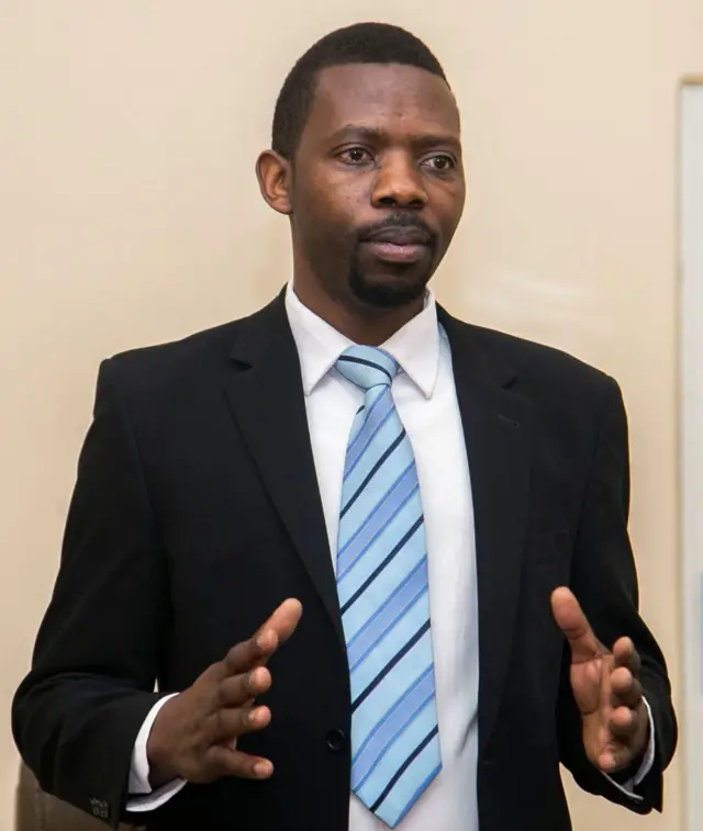 Philippe Mpayimana ubwo yiyamamazaga mu 2017