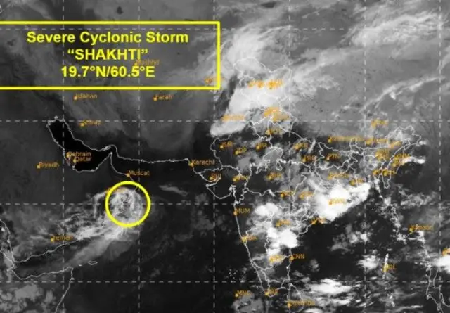 બીબીસી ગુજરાતી, ગુજરાત, બીબીસી, અમદાવાદ, વાવાઝોડું શક્તિ, વાવાઝોડું, હવામાન સમાચાર