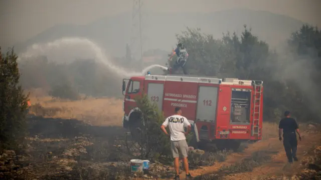 požari u Crnoj Gori