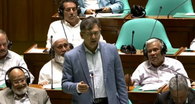 সংসদে বাংলাদেশের স্বরাষ্ট্রমন্ত্রী সালাহউদ্দিন আহমদ (ফাইল ছবি)