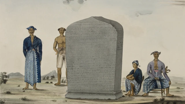 Lukisan Batu Minto oleh John Newman (1812)