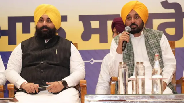ਹਰਜੋਤ ਸਿੰਘ ਬੈਂਸ ਅਤੇ ਭਗਵੰਤ ਮਾਨ 