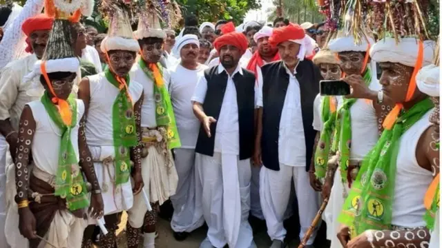 મહેશ વસાવા, છોટુ વસાવા અને મનસુખ વસાવા તથા ચૈતર વસાવા