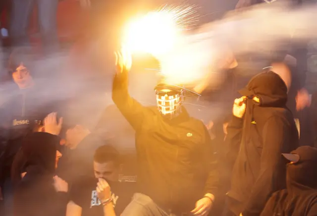 zvezda - partizan, navijači partizana