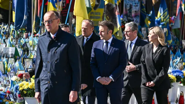 Мерц, Макрон, Туск, Стармер і Зеленська