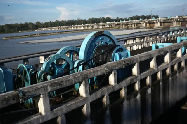 Teesta Barrage in Nilphamari, Bangladesh