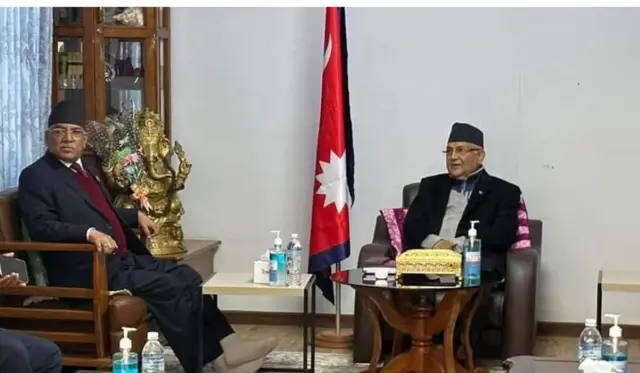 केपी ओली र प्रचण्ड