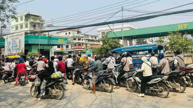 တာချီလိတ်မှာ မတ် ၄ ရက်က တွေ့ရတဲ့ မြင်ကွင်း