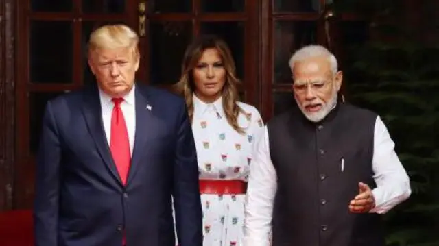 ડોનાલ્ડ ટ્રમ્પ અને મોદી